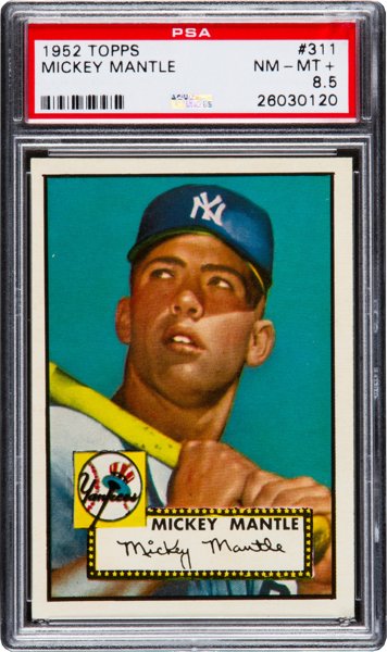 Mickey Mantle — 1951 Rookie RC Card Checklist
