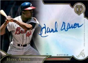2016 Topps Tribute Baseball Hank Aaron Autograph