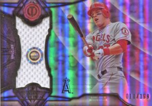 2016 Topps Tribute Mike Trout Stamp of Approval Jersey Card #199