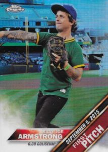 2016 Topps Chrome First Pitch Joe Armstrong Card