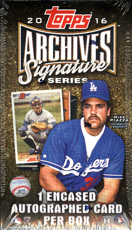 2016 Topps Archives Signature Series Baseball Autograph List