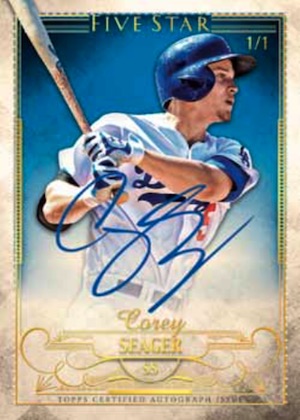 2016 Topps Five Star Baseball Checklist