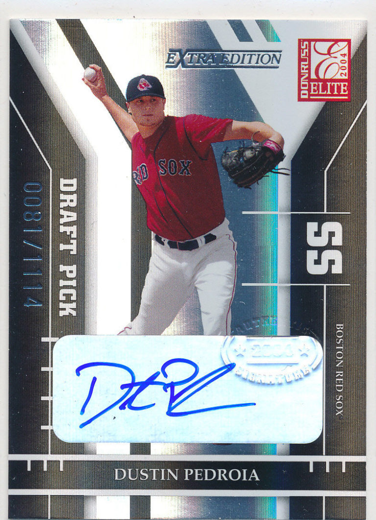Dustin Pedroia Rookie Card Checklist