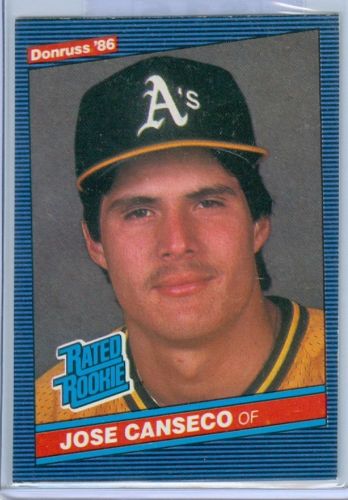 Jose Canseco Rookie Card Checklist