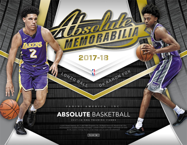 2017-18 Panini Absolute Basketball Box Checklist