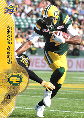 2017 Upper Deck CFL Football Checklist