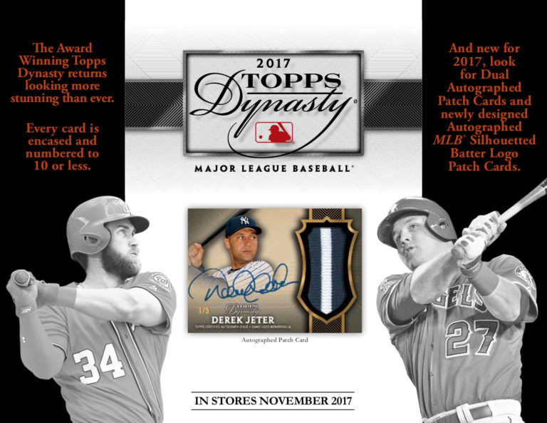 2017 Topps Dynasty Baseball Checklist