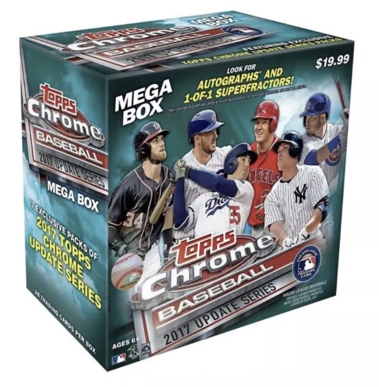 2017 Topps Chrome Mega Box Baseball Checklist