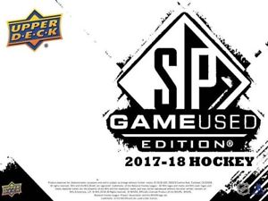 2017-18 Upper Deck SP Game Used Hockey