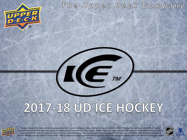 2017/18 Upper Deck Ice Hockey Checklist