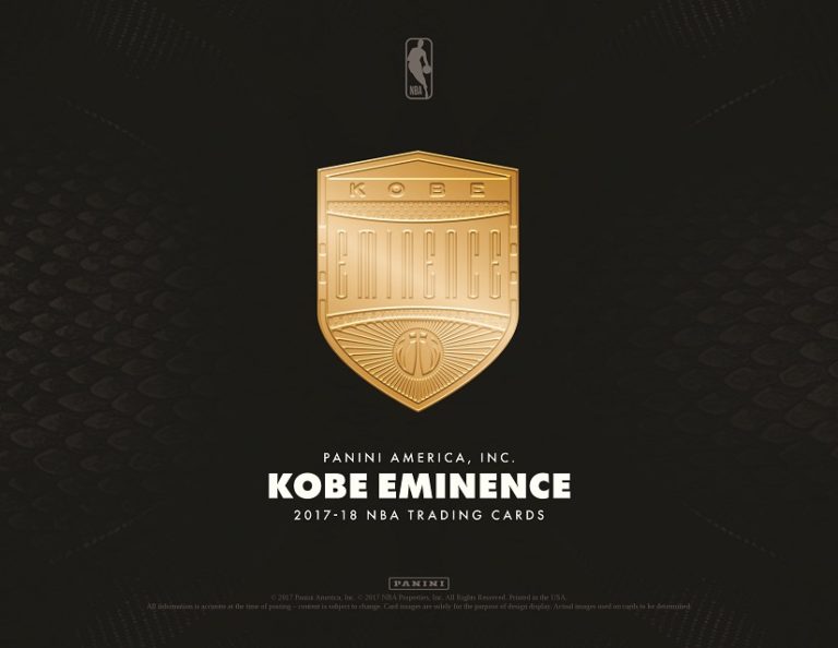 2017/18 Panini Kobe Eminence Basketball