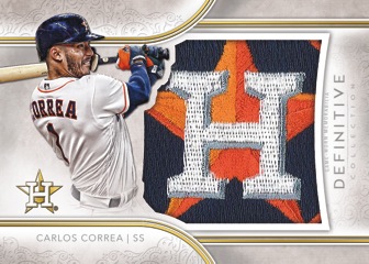 2018 Topps Definitive Collection Baseball