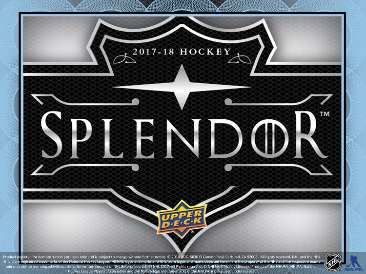2017/18 Upper Deck Splendor Hockey Checklist