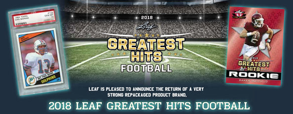 2018 Leaf Greatest Hits Football Checklist