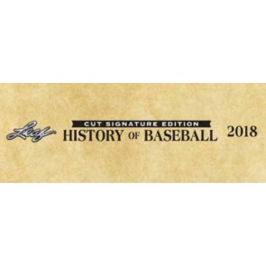 2018 Leaf History of Baseball Cut Signature Checklist