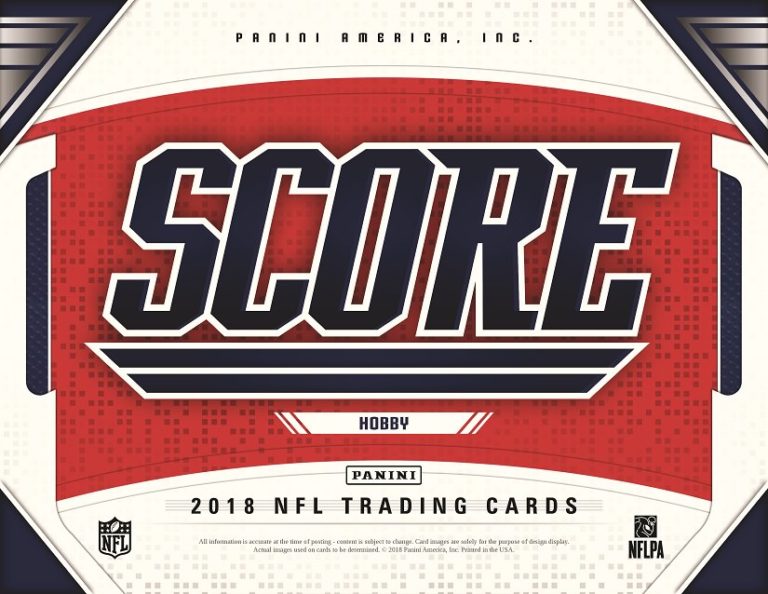 2018 Panini Score Football Checklist