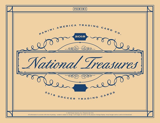 2018 Panini National Treasures Soccer Checklist