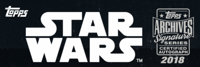 2018 Topps Star Wars Archives Signature Series