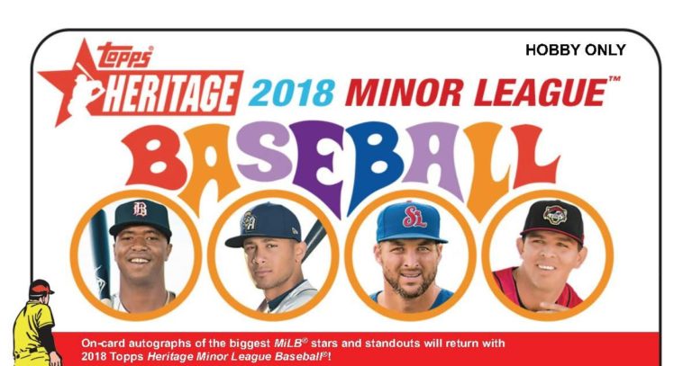 2018 Topps Heritage Minor League Baseball Checklist