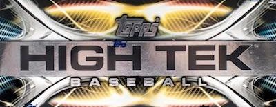 2018 Topps High Tek Baseball Checklist