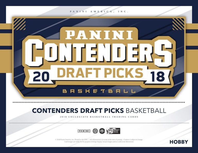 2018 Contenders Draft Picks Collegiate Basketball Checklist