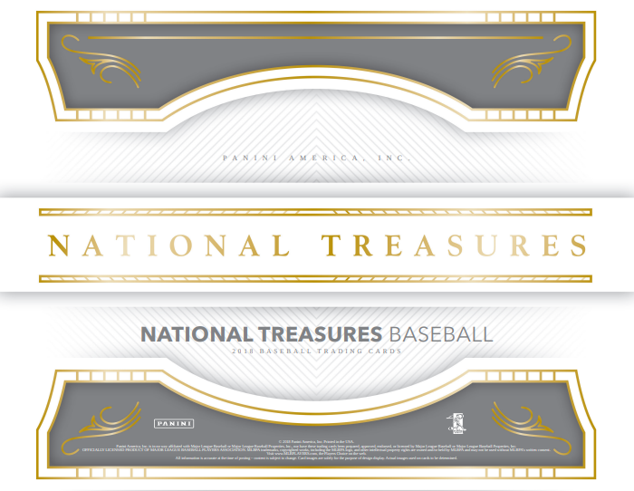 2018 Panini National Treasures Baseball Checklist