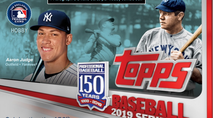 2019 Topps Series 1 Baseball Checklist