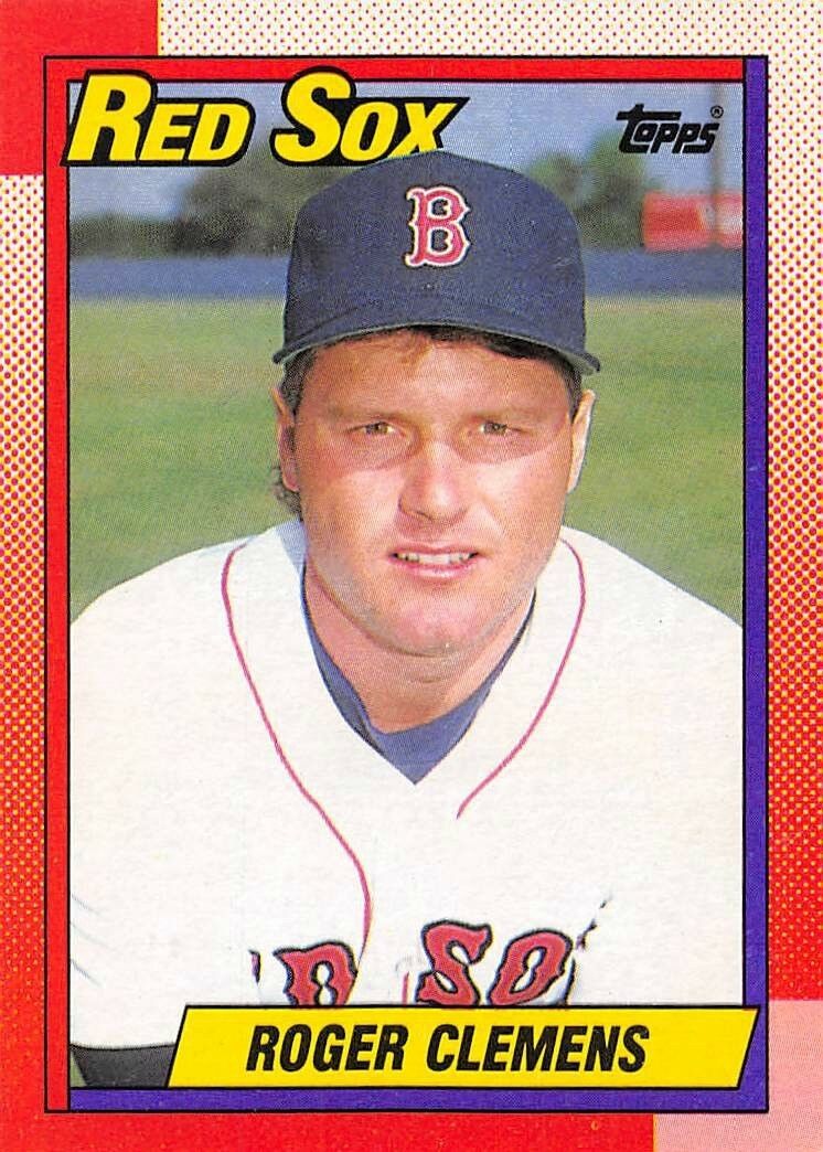 1990 topps roger clemens 1990 topps roger clemens