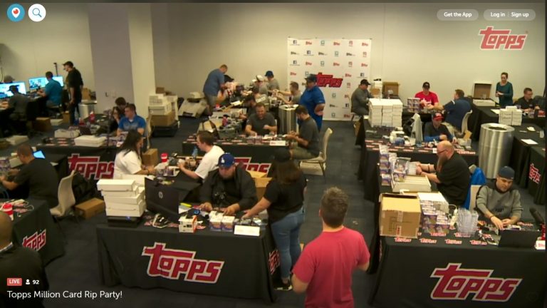 2020 Topps Series 1 Million Card Rip Party Flops