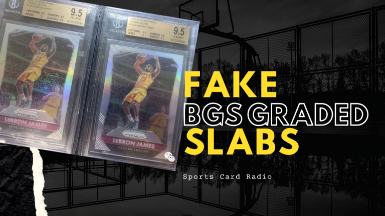 Beware: Fake BGS Graded Slabs