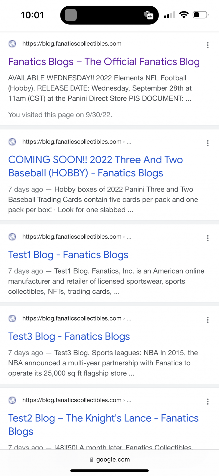 Sports Card News Views & Gossip | October 1st