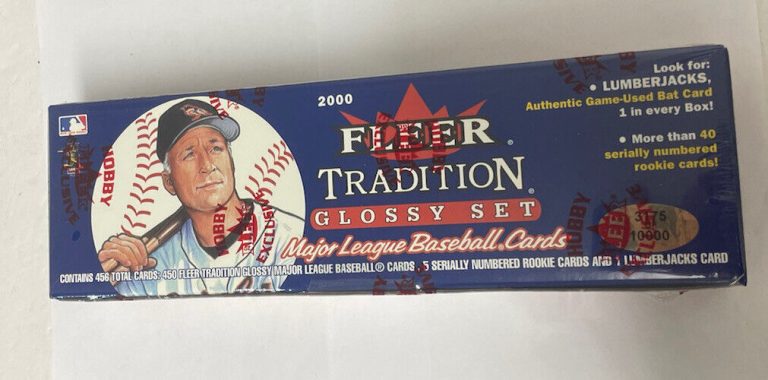 2000 Fleer Glossy Tradition Baseball Collection