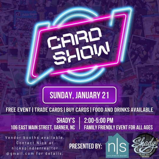 Sports Card Show Garner, NC Sports Card Radio