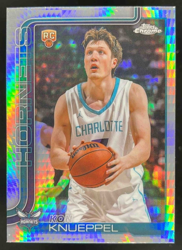 2025-26 Topps Chrome Kon Knueppel RC Checklist