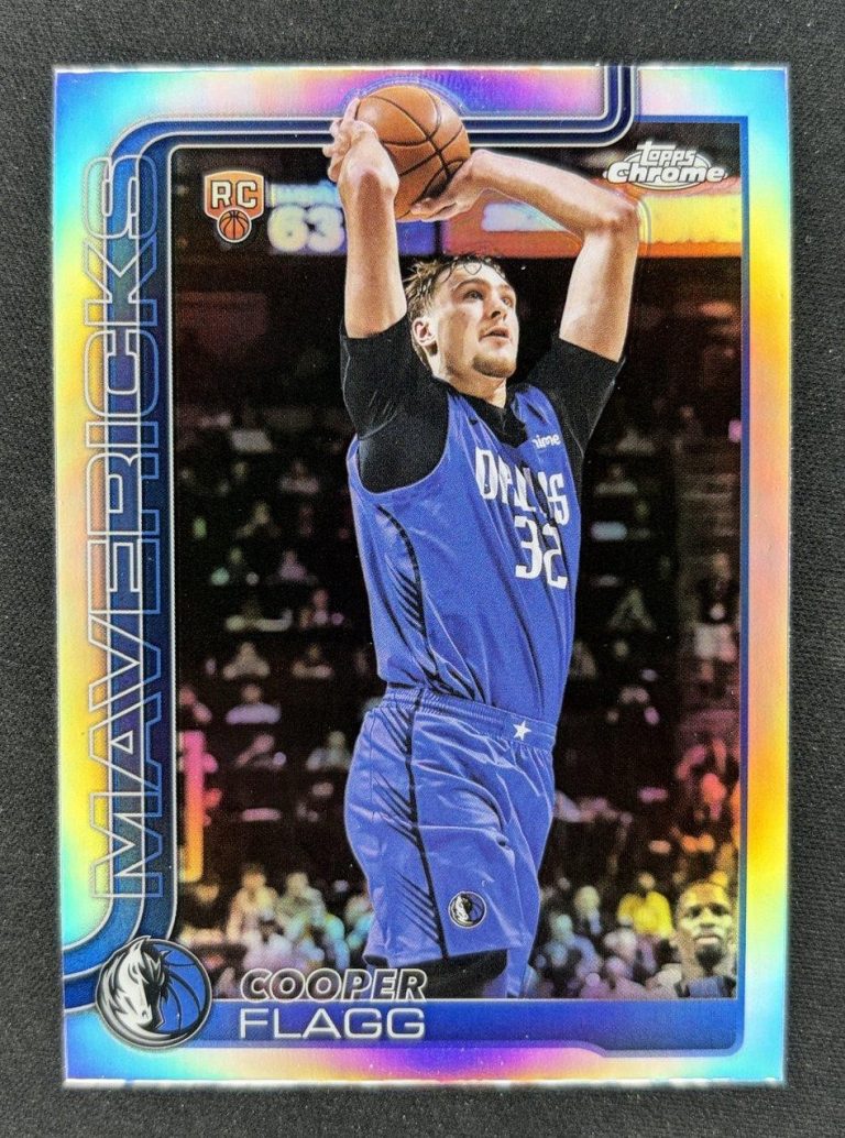 2025-26 Topps Chrome Cooper Flagg RC Checklist