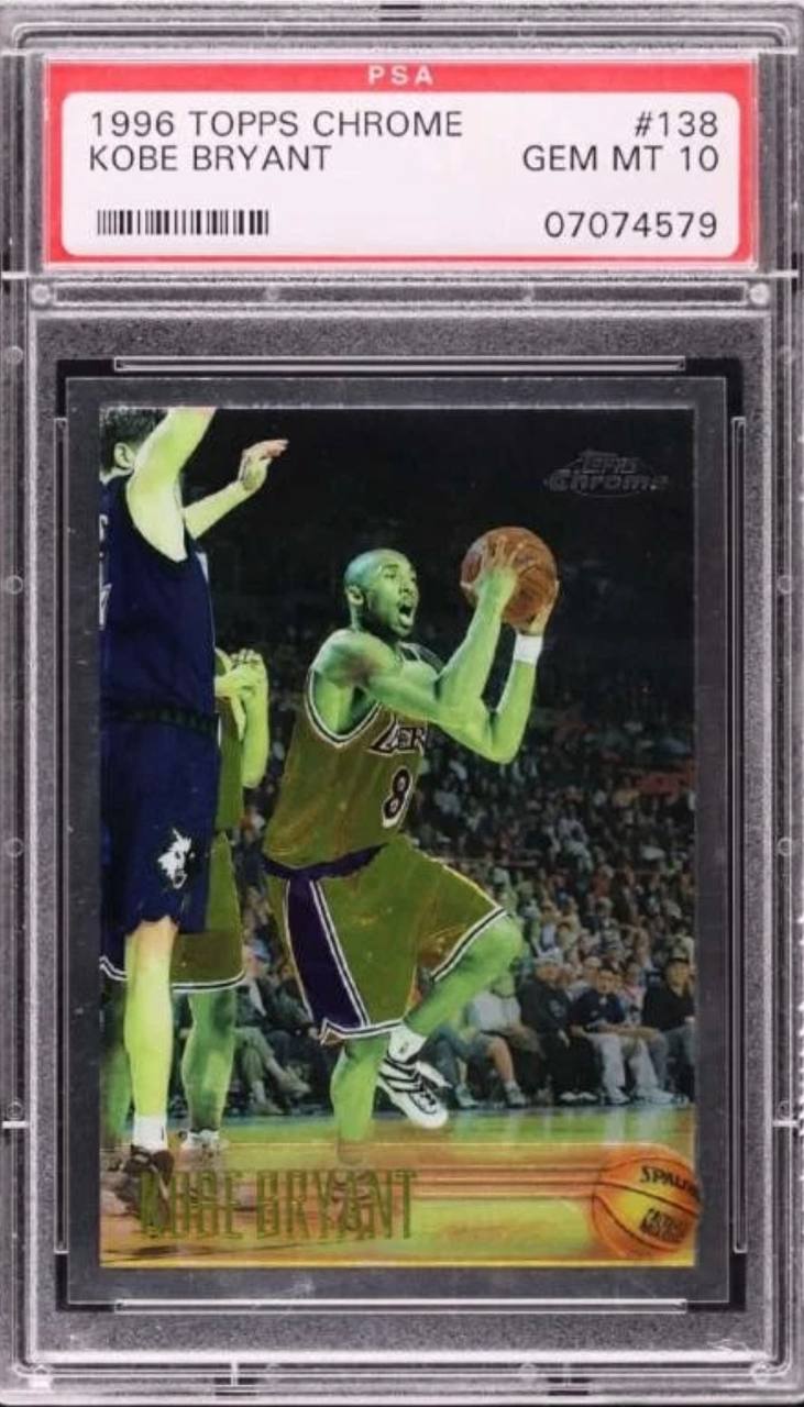 1996 Topps Chrome Kobe Bryant PSA 10