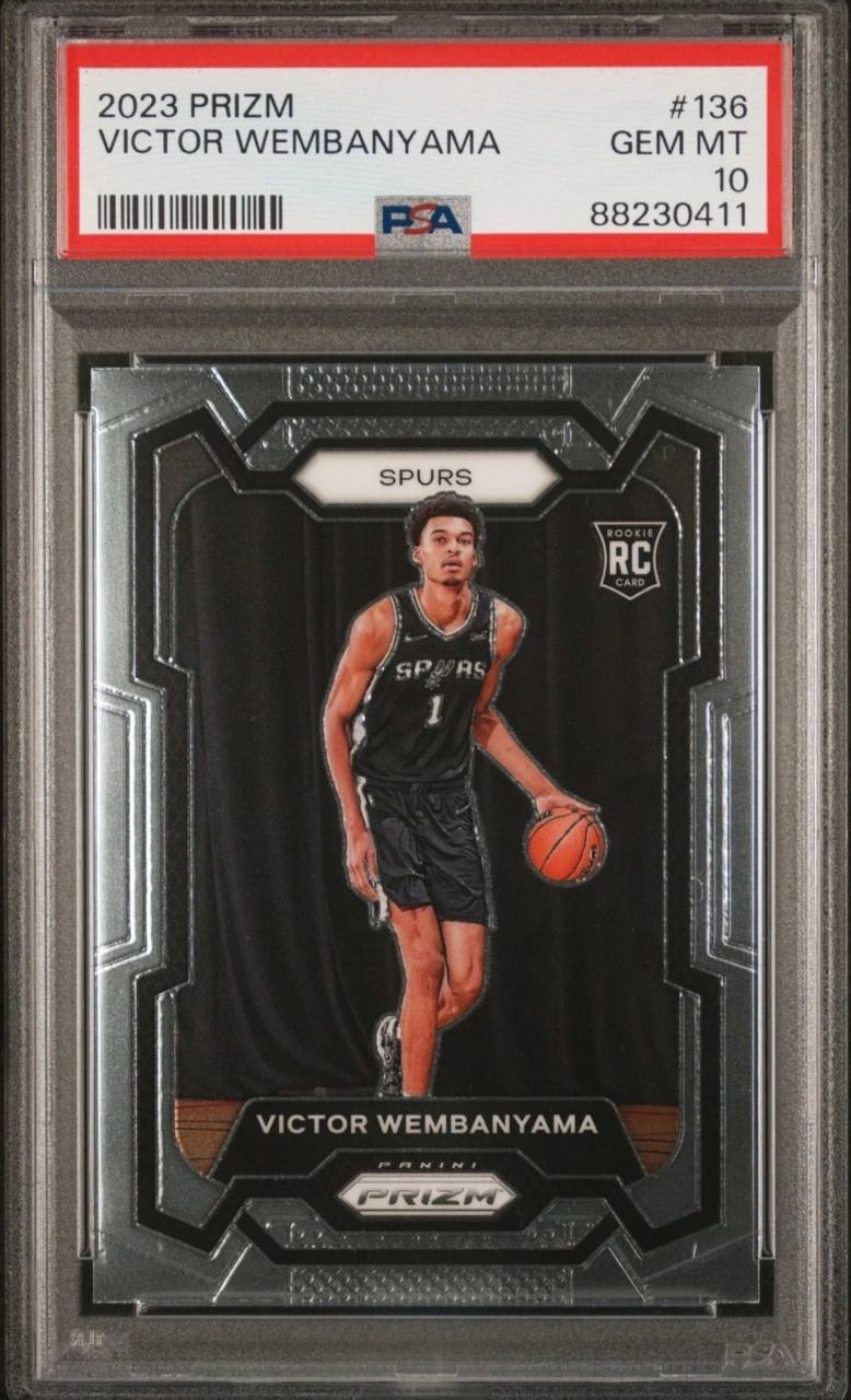 Victor Wembanyama 2023 Panini Prizm PSA 10
