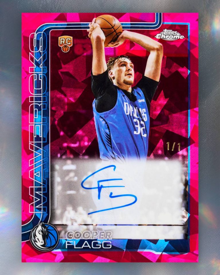 Cooper Flagg Rookie Auto Hits $366K — But Still Miles Behind Wembanyama