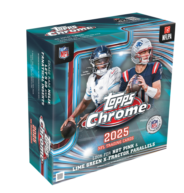 Topps Opens Pre-Orders for 2025 Chrome Football With April 15 Release Date