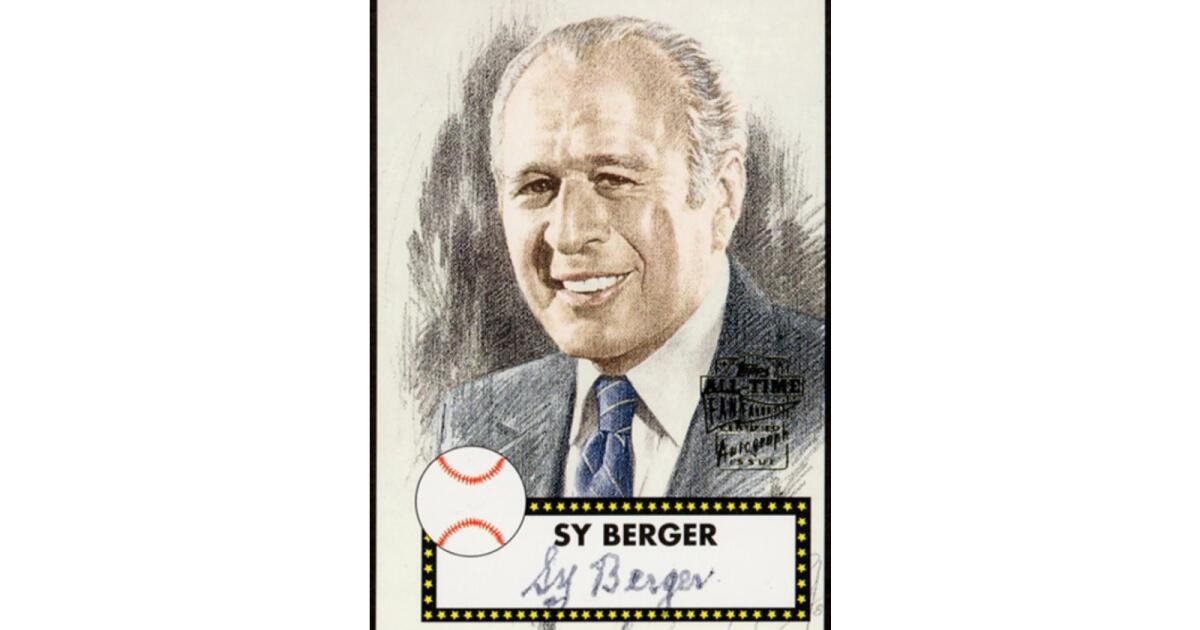 Sy Berger, father of the modern baseball card